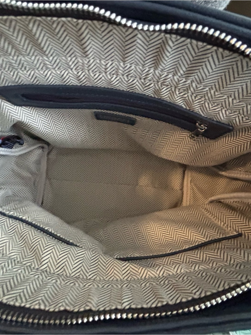STITCH FIX — Urban Expressions Navy Blue Shoulder Bag with Herringbone Lining